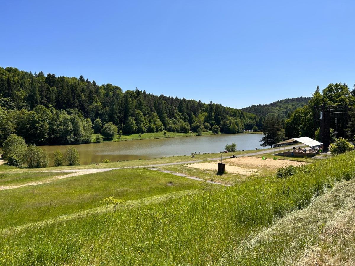 Apartman Na Kraji Lesa Všemina Exteriör bild